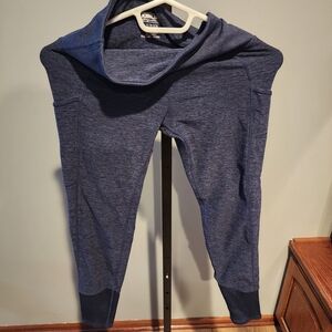 Kirkland Signature Heathered Navy Blue Leggings